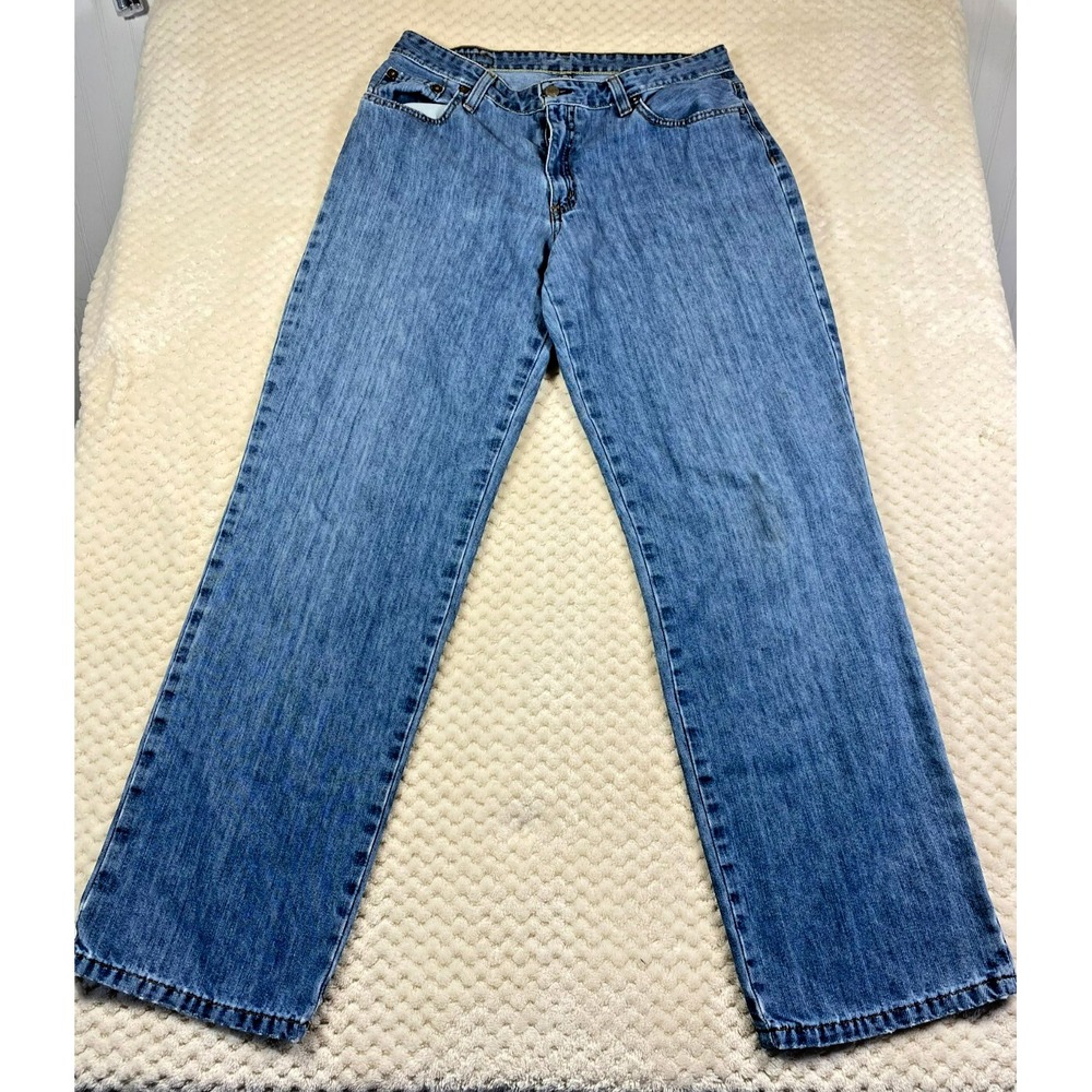 Vintage Ralph Lauren Polo Jean Company Mom Jeans Womens 10x32 Blue Relaxed
